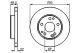 BOSCH Bremsscheibe 0 986 478 525