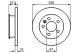 BOSCH Bremsscheibe 0 986 478 544