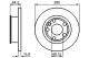 BOSCH Bremsscheibe 0 986 478 547