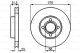 BOSCH Bremsscheibe 0 986 478 549