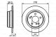 BOSCH Bremsscheibe 0 986 478 565