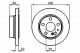 BOSCH Bremsscheibe 0 986 478 566