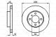 BOSCH Bremsscheibe 0 986 478 572