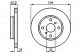 BOSCH Bremsscheibe 0 986 478 585