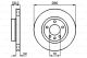 BOSCH Bremsscheibe 0 986 478 594