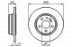 BOSCH Bremsscheibe 0 986 478 607