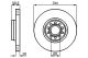 BOSCH Bremsscheibe 0 986 478 617