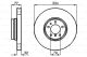 BOSCH Bremsscheibe 0 986 478 623