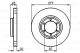 BOSCH Bremsscheibe 0 986 478 635