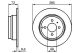 BOSCH Bremsscheibe 0 986 478 640