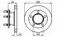 BOSCH Bremsscheibe 0 986 478 643