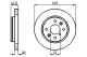 BOSCH Bremsscheibe 0 986 478 659