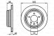BOSCH Bremsscheibe 0 986 478 660