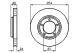 BOSCH Bremsscheibe 0 986 478 663