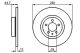 BOSCH Bremsscheibe 0 986 478 668