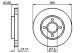 BOSCH Bremsscheibe 0 986 478 671
