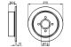 BOSCH Bremsscheibe 0 986 478 672