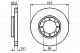 BOSCH Bremsscheibe 0 986 478 674
