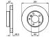 BOSCH Bremsscheibe 0 986 478 691