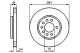 BOSCH Bremsscheibe 0 986 478 717