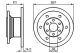 BOSCH Bremsscheibe 0 986 478 742