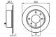 BOSCH Bremsscheibe 0 986 478 749