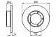BOSCH Bremsscheibe 0 986 478 770