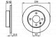 BOSCH Bremsscheibe 0 986 478 776