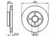 BOSCH Bremsscheibe 0 986 478 814