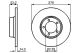BOSCH Bremsscheibe 0 986 478 820