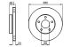 BOSCH Bremsscheibe 0 986 478 833