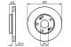 BOSCH Bremsscheibe 0 986 478 864