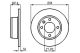 BOSCH Bremsscheibe 0 986 478 879