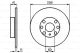 BOSCH Bremsscheibe 0 986 478 880