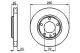 BOSCH Bremsscheibe 0 986 478 890