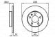 BOSCH Bremsscheibe 0 986 478 894