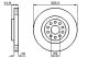 BOSCH Bremsscheibe 0 986 478 963