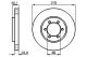 BOSCH Bremsscheibe 0 986 478 967