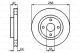 BOSCH Bremsscheibe 0 986 478 989