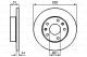 BOSCH Bremsscheibe 0 986 478 991