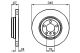 BOSCH Bremsscheibe 0 986 479 005