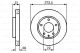 BOSCH Bremsscheibe 0 986 479 016