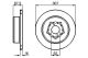 BOSCH Bremsscheibe 0 986 479 023