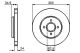 BOSCH Bremsscheibe 0 986 479 048