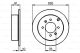 BOSCH Bremsscheibe 0 986 479 125