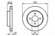BOSCH Bremsscheibe 0 986 479 238
