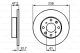 BOSCH Bremsscheibe 0 986 479 240