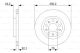 BOSCH Bremsscheibe 0 986 479 327
