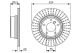 BOSCH Bremsscheibe 0 986 479 350