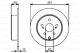BOSCH Bremsscheibe 0 986 479 419